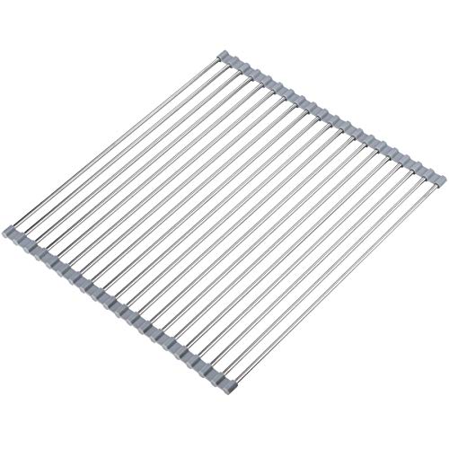 Roll Up Dish Drying Rack Over The Sink 17.7" (17.7"(L) x 15.6"(W))