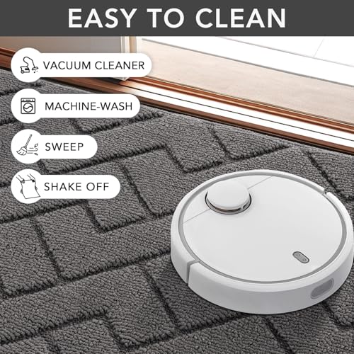 Dirt Trapper Indoor Doormat (Grey / 32" x 20" (Rectangular))