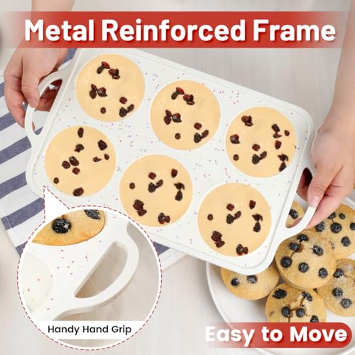 Jumbo Muffin Pan (Creamy Confetti / 6-Cup Jumbo)