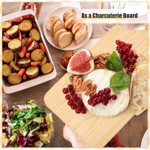 6 Pcs Wood Cutting Boards Bulk 11 Inch with Handle (11 x 5 inches)