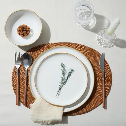 Dinnerware Set for 4 (White / Set (12pcs))