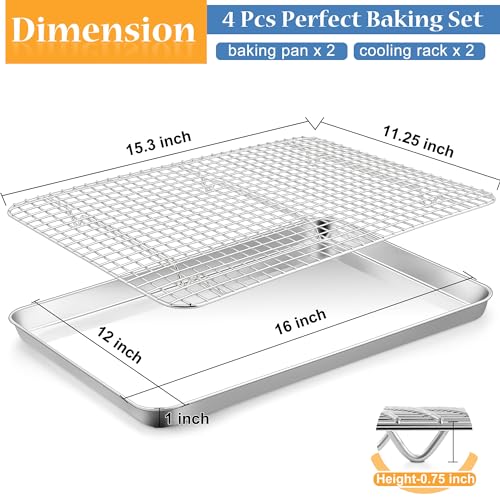 Cookie Sheets with Cooling Racks (2 Count)