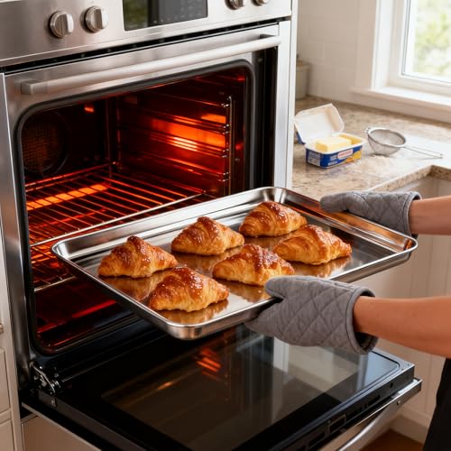 Quarter Sheet Pan Set of 2 (12.4” x 9.6”)