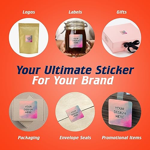 100 Custom Vinyl Stickers (100 Count)