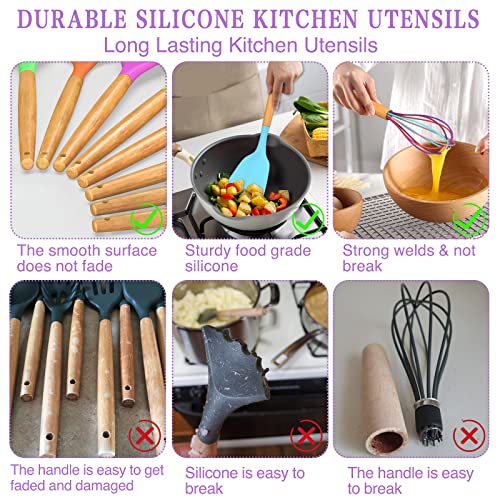 Kitchen Cooking Utensils Set (Colorful)
