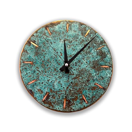 Handmade Copper Wall Clock Artisan Touch in Every Piece (Pure Copper / 11)