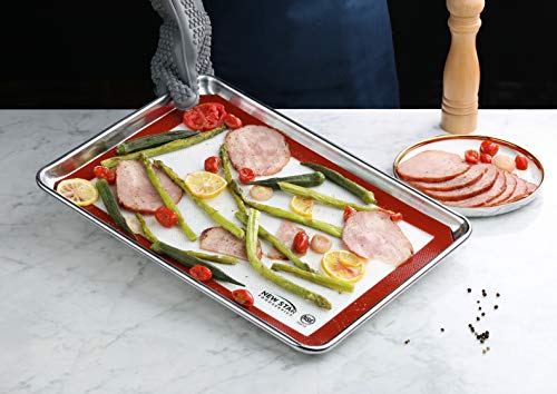 Commercial Grade Silicone Baking Mat Non Stick Pan Liner (17"L x 11"W)