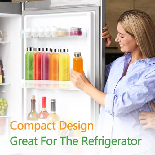 18 oz Glass Water Bottles with Stainless Steel Lids