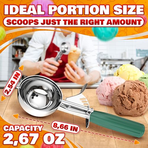 2.67 Oz Ice Cream Scoop with Trigger