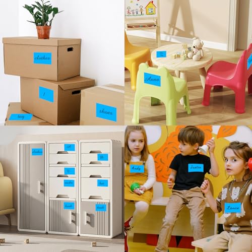 3"X5" Rectangle Colored Labels (Blue / 3*5 inch)