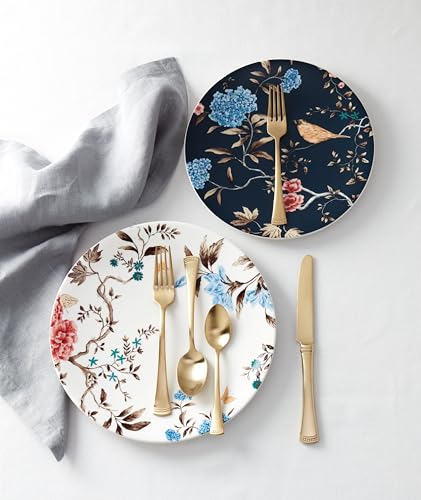 Portola Gold Satin 20 (20-Piece Flatware Set, Gold)