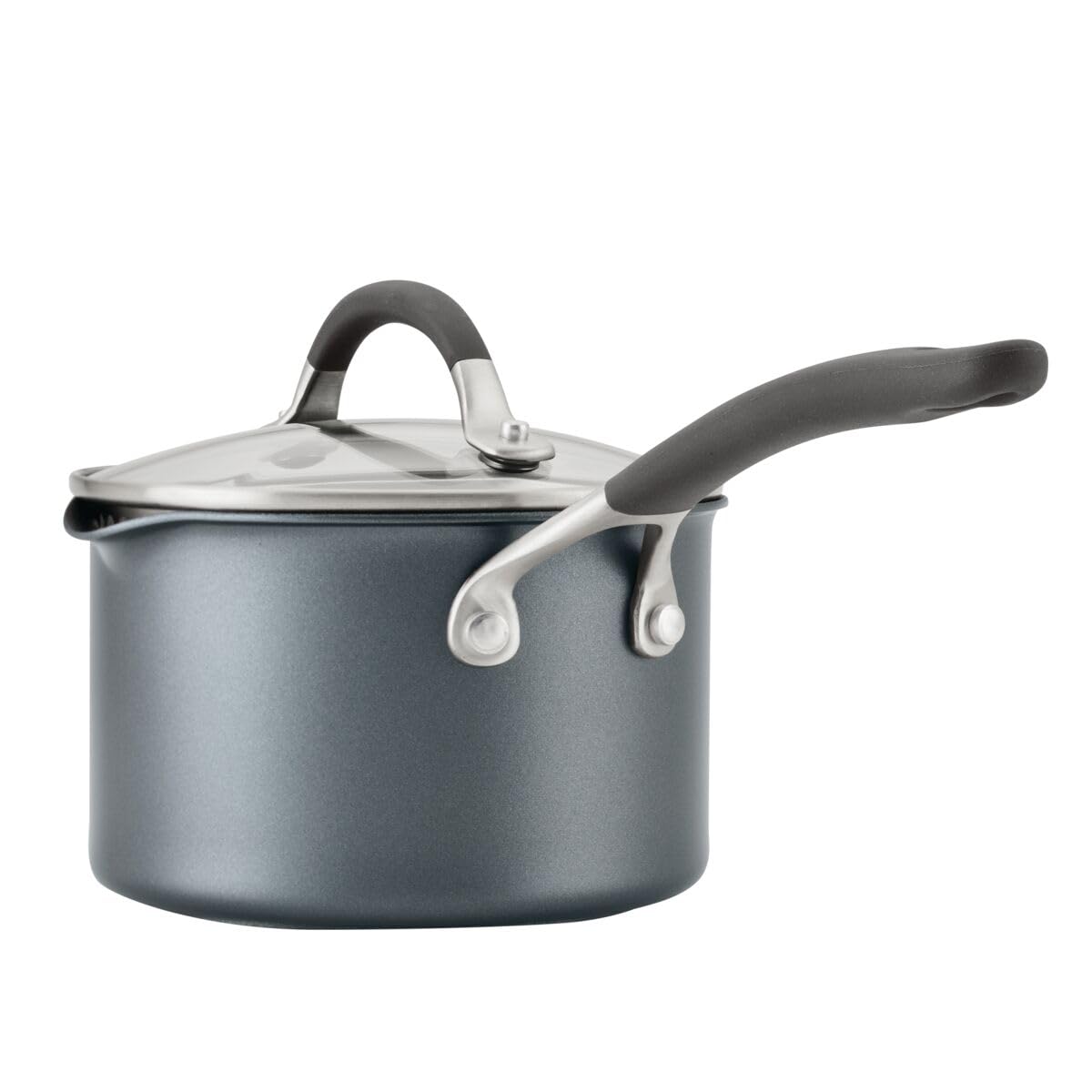 A1 Series Nonstick Straining Sauce Pan with Lid