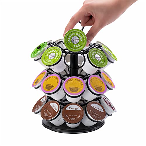 K Cup Storage Coffee Capsules Pod Holder Carousel Capsule Display Storage for k (3 tiers)