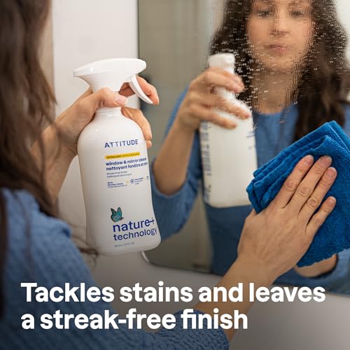 ATTITUDE Window & Mirror Cleaner (27.1 Fl Oz (Pack of 3))