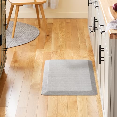Gourmet Series Kitchen Comfort Gel Mat (Matte Grey / 39.8"L x 20"W x 0.8"Th)