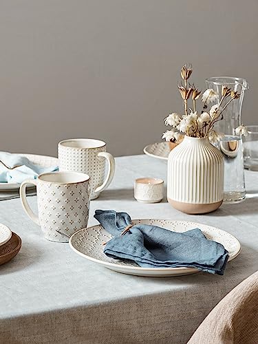 Ceramic Dishes Set for 4 (Dinnerware & Mug 16 pieces)