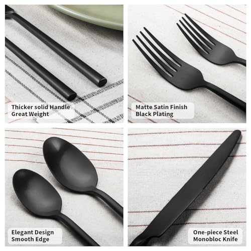 Potter Black 45 (Satin-Black / 45 pieces for 8)