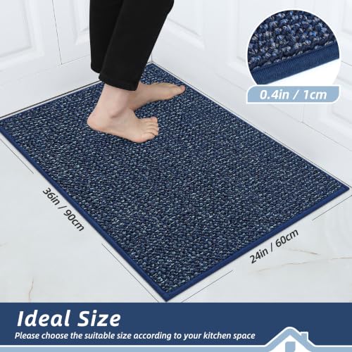 Kitchen Rugs 24"x36" (Blue / 24" X 36" (Rectangular))