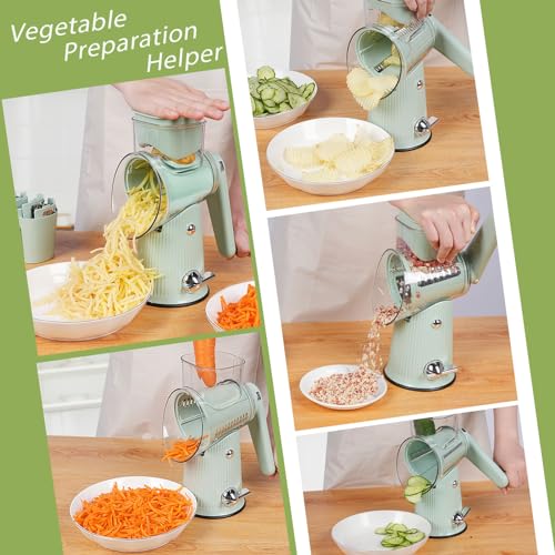 Rotary Cheese Grater (Green)