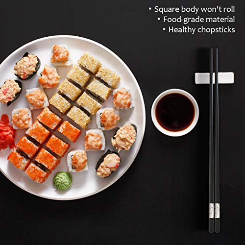 Fiberglass Chopsticks (Silver-10 Pairs)
