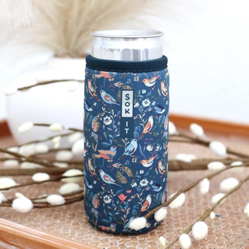 CanSok Sleeve for Beer & Soda Insulated Neoprene Cover (Early Birds / 12oz Can Sleeve)