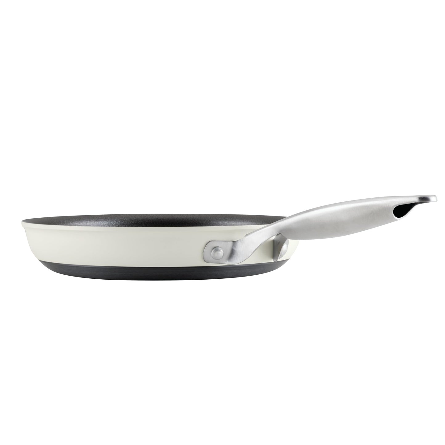Achieve Hard Anodized Nonstick Cookware Pots and Pans Set (Cookware Set (9 Piece) / Cream)