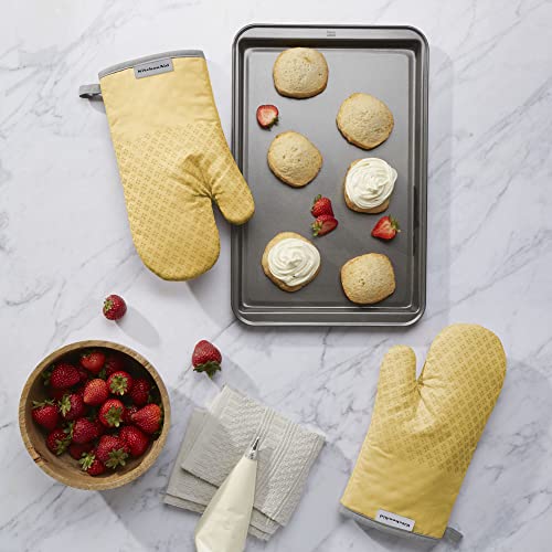 Asteroid Oven Mitt Set (7"x12.5" / Buttercup Yellow)