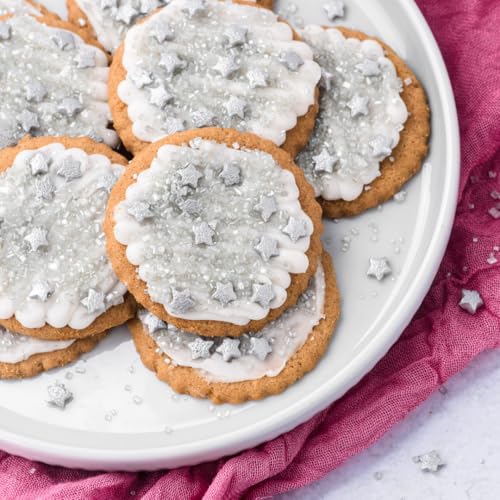 Sanding Sugar Crystals for Baking & Decorating (Silver Galaxy)