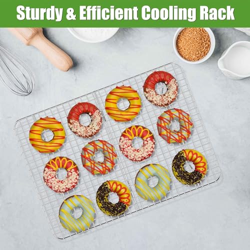 Stainless Steel Large Cooling Racks Set (15.3" x 11.3")