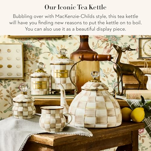 Tea Kettle 3 Quarts (Mocha Check / 3 Quarts)