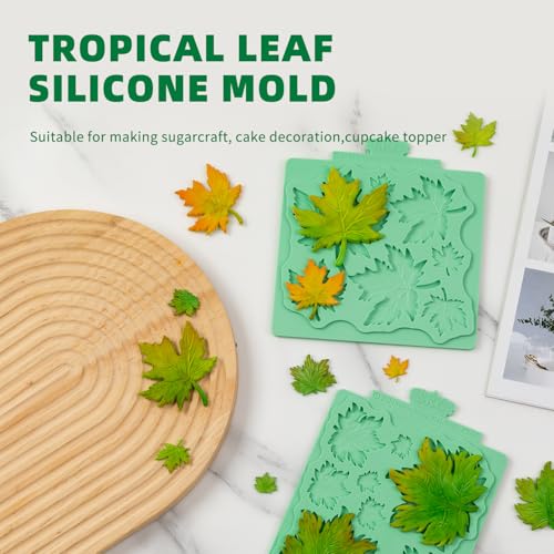 Leaf Molds Silicone (2 Pcs(maple))