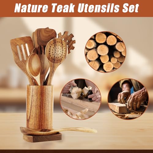 Wooden Spoons for Cooking (10 Count)