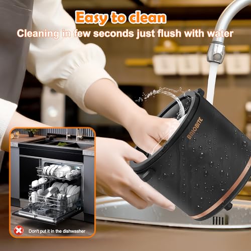 1.1 Quart Ice Cream Maker Machine (Black)