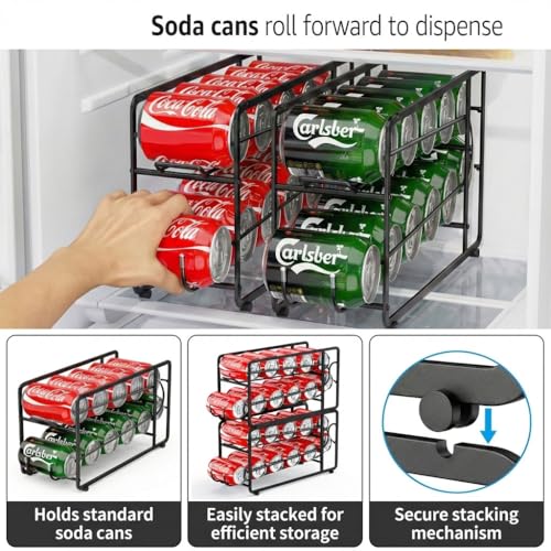 Soda Can Organizer Storage Rack