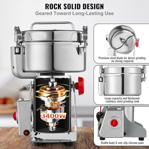 2000g Electric Grain Mill Grinder