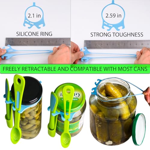 2 Pack Olive Spoon & Pickle Fork Grabber Tool