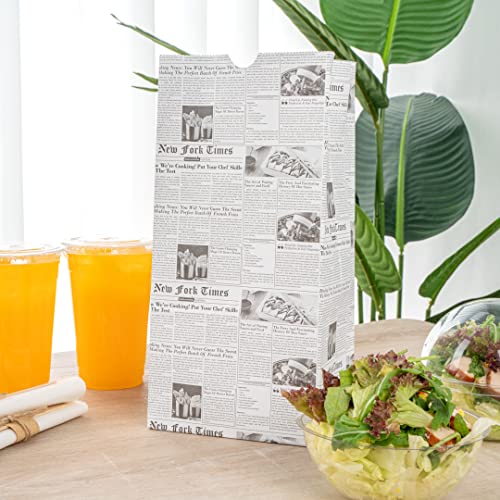 Bag Tek 8 Lb Disposable Lunch Bags (8 lb / Newsprint)