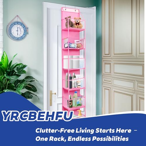 2 Packs Over The Door Organizer (Pink)