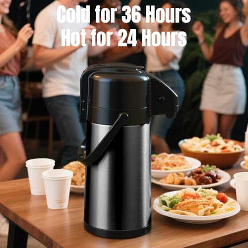Coffee Dispenser with Pump (Black)