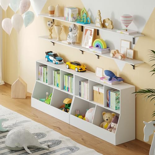Long Wall Shelves (White / 47.3 Inch)