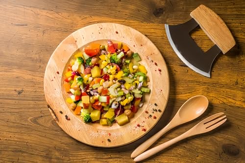 Delux Pizza Stone Set with Pizza Cutter Pizza Server