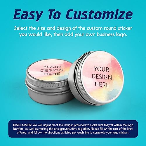 100 Custom Vinyl Stickers (100 Count)