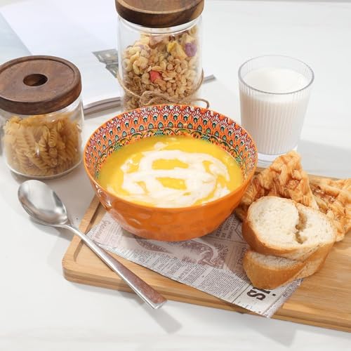 KitchenTour Cereal Bowls Set of 6 (26oz)