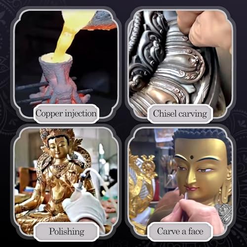 Handmade Brass Buddha Vajrayana Statue