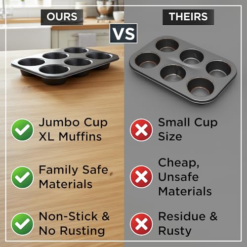 Jumbo Muffin Pan 4" Cup