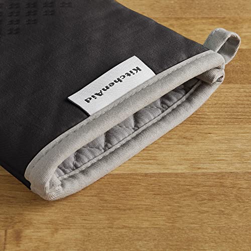 Asteroid Oven Mitt Set (7"x12.5" / Black)