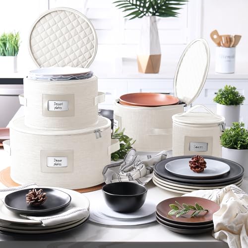 Fine China Storage Containers Hard Shell 5 Piece Set