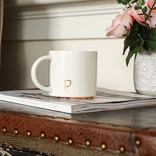 Ceramic Coffee Mug (gold-p)