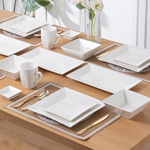 Off White Porcelain Dinnerware Set (service for 4)