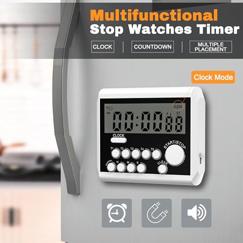 5 Channels Digital Kitchen Timer